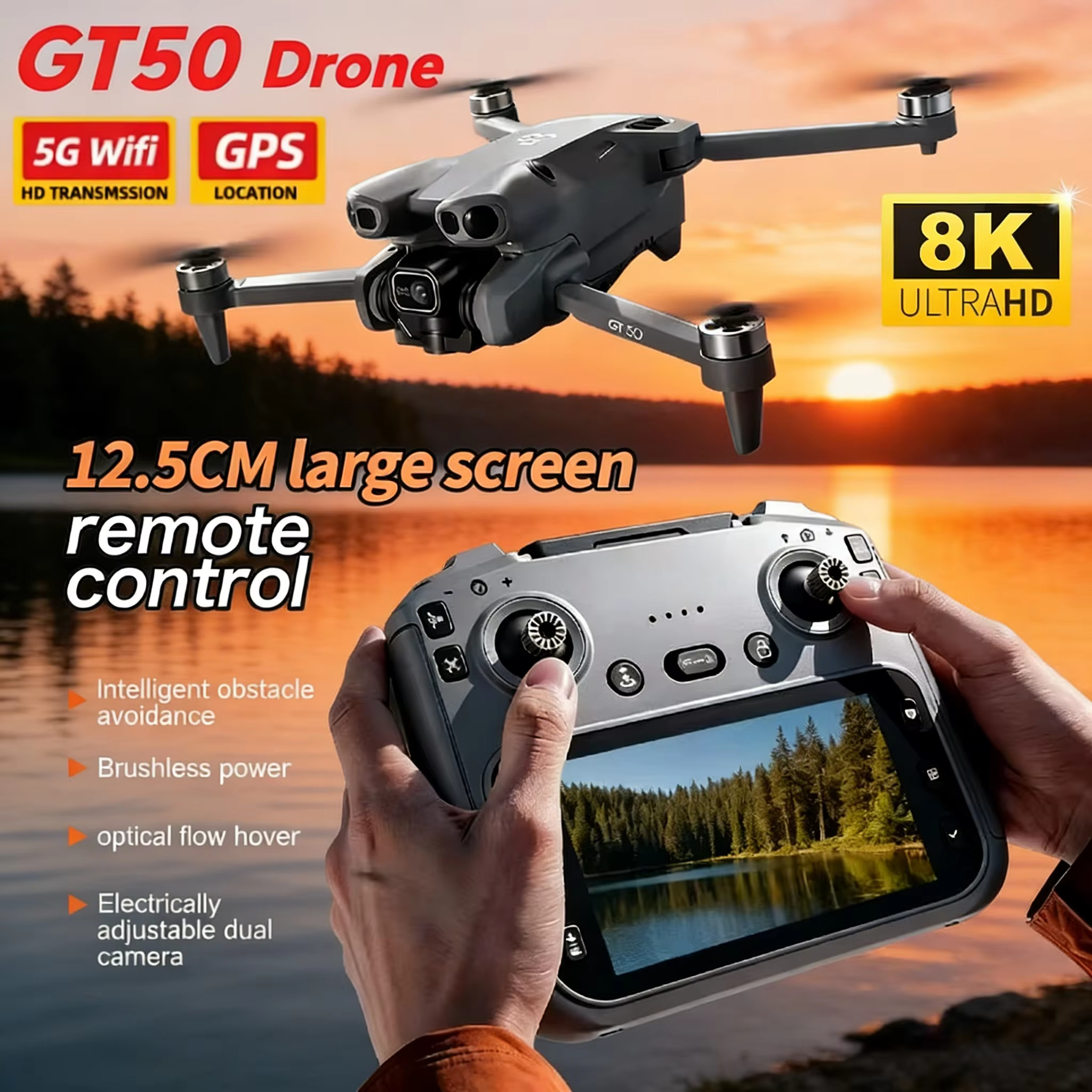 Drone Top Rc - Hot Aircraft Toy Control Remote Screen