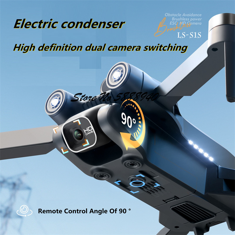 6K Optical Flow Brushless Fold – Drone S1S Rc Quadcopter recenzja i cena