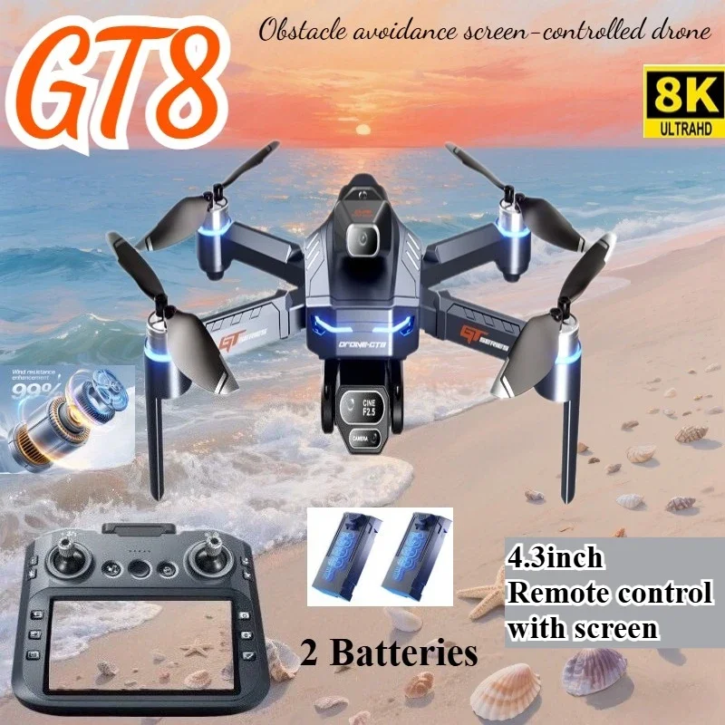 Drone 4K HD GT8 Camera Obstacl – Drone Top Rc recenzja i cena