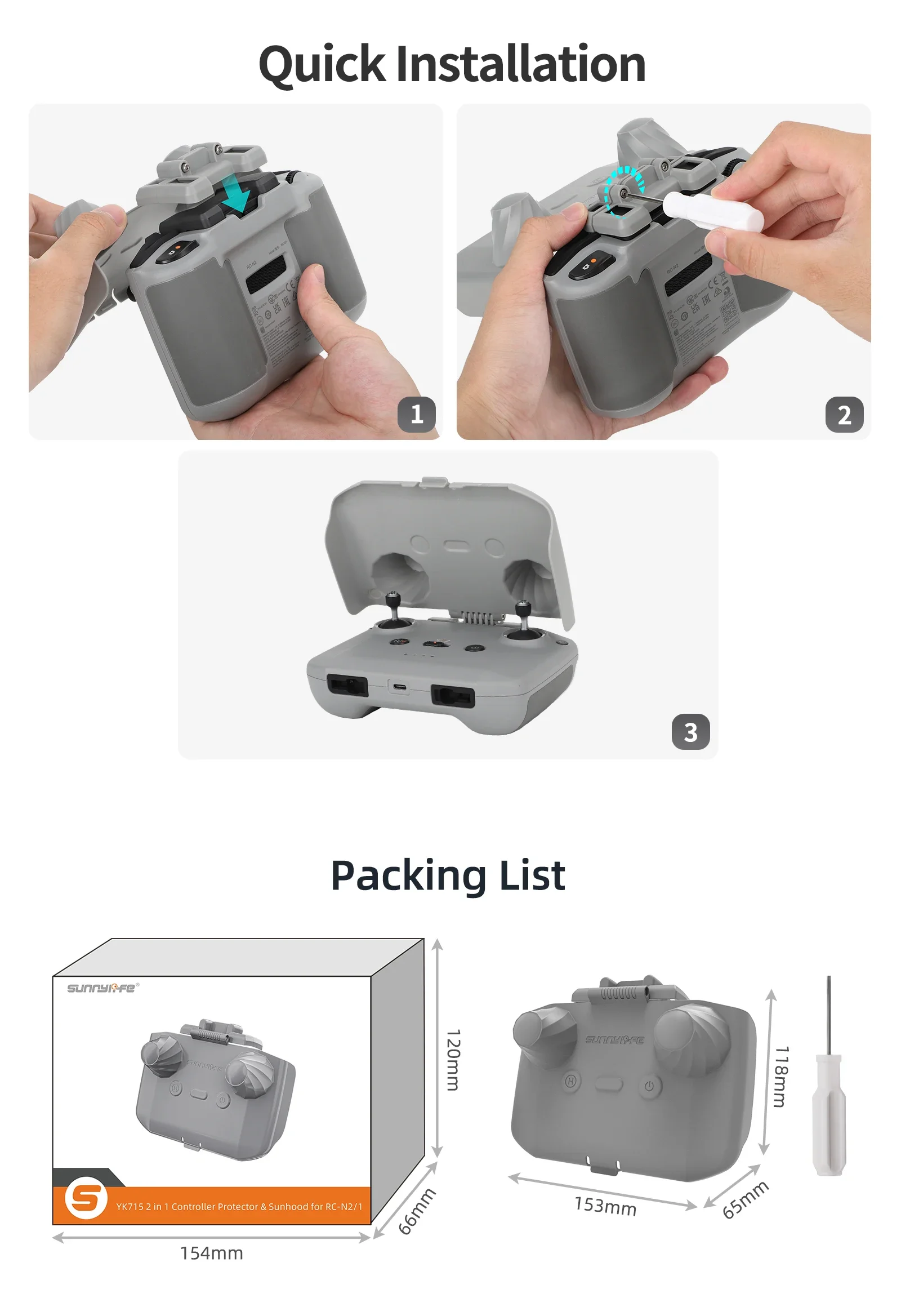 2 in 1 Controller Protector Su – Drone Rc Cover recenzja i cena