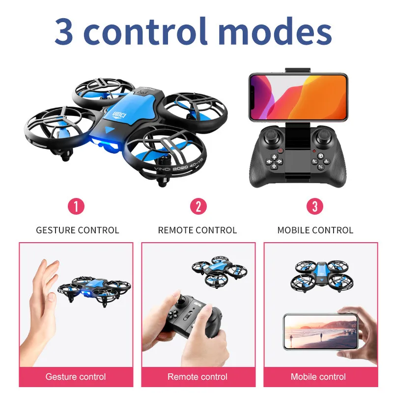 V8 New Mini Drone 4k professio – Drone Rc Helicopter With Camera recenzja i cena