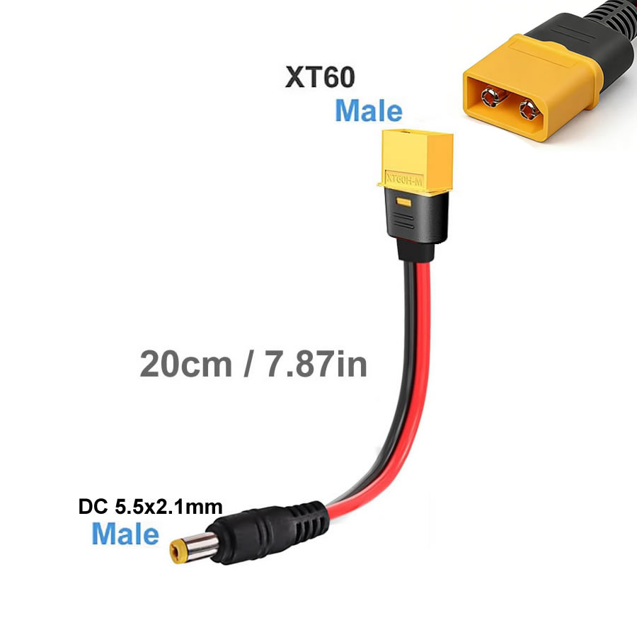 XT60 Plug Female Male To DC 5. – Drone Rc Car Hybrid recenzja i cena