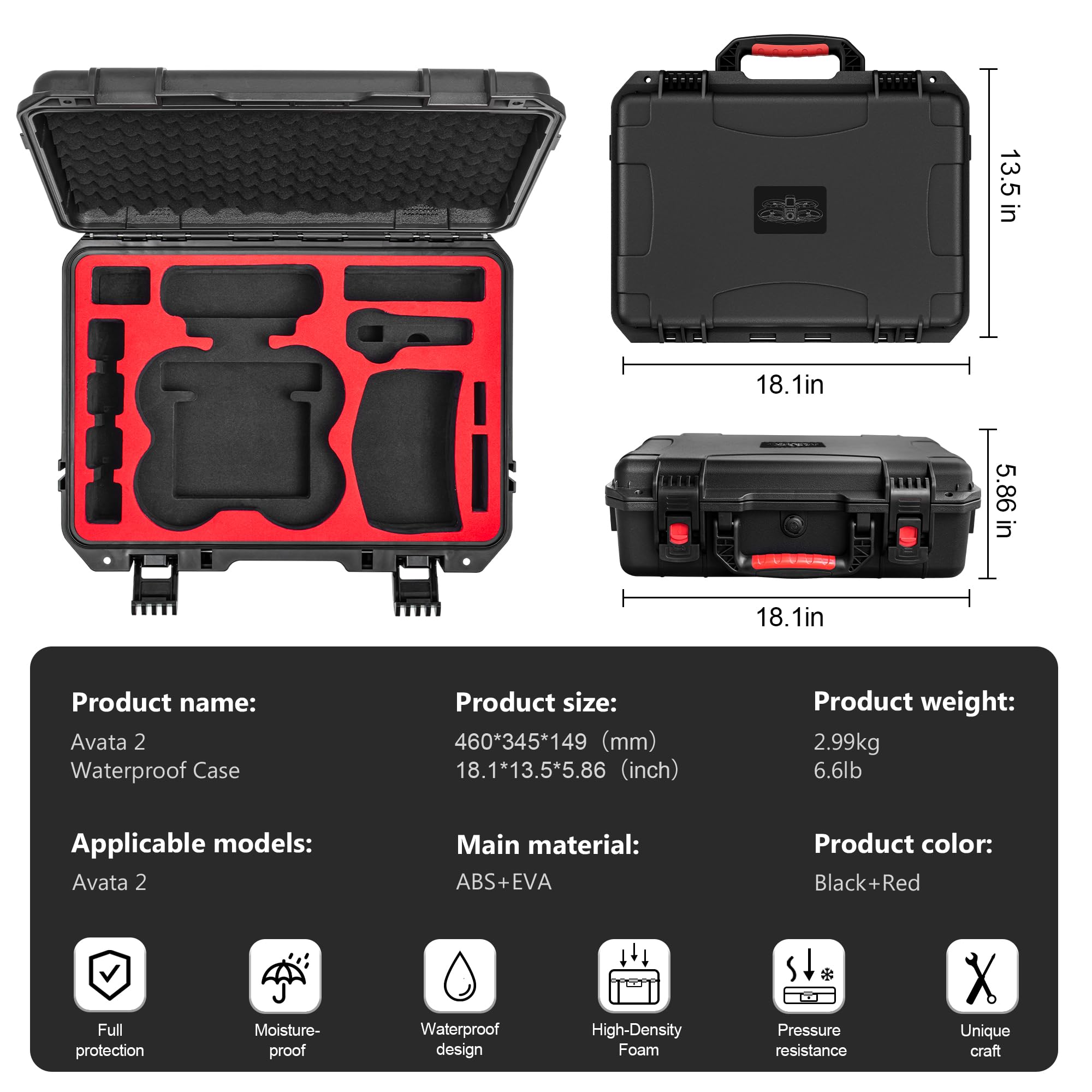 Carrying Hard Case for DJI Ava – Drone Rc Cover recenzja i cena