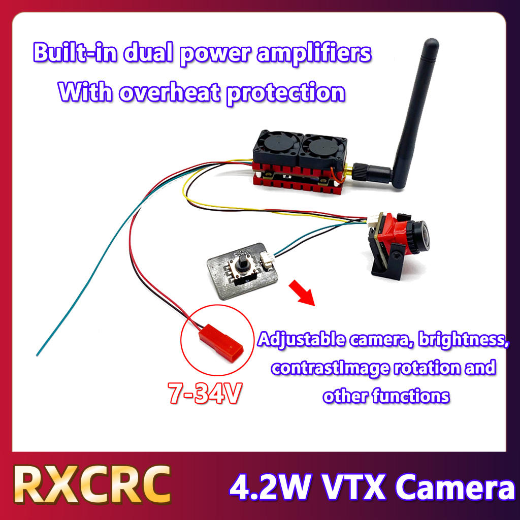 RXCRC 5.8G 48CH 4.2W High Powe – Fpv Drone Camera recenzja i cena