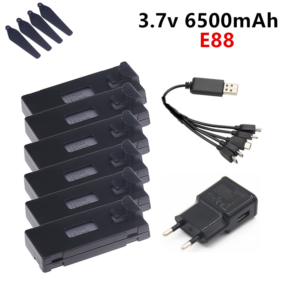 3.7V 6500mAh Lipo Battery For  – Drone Rc E88 Pro recenzja i cena