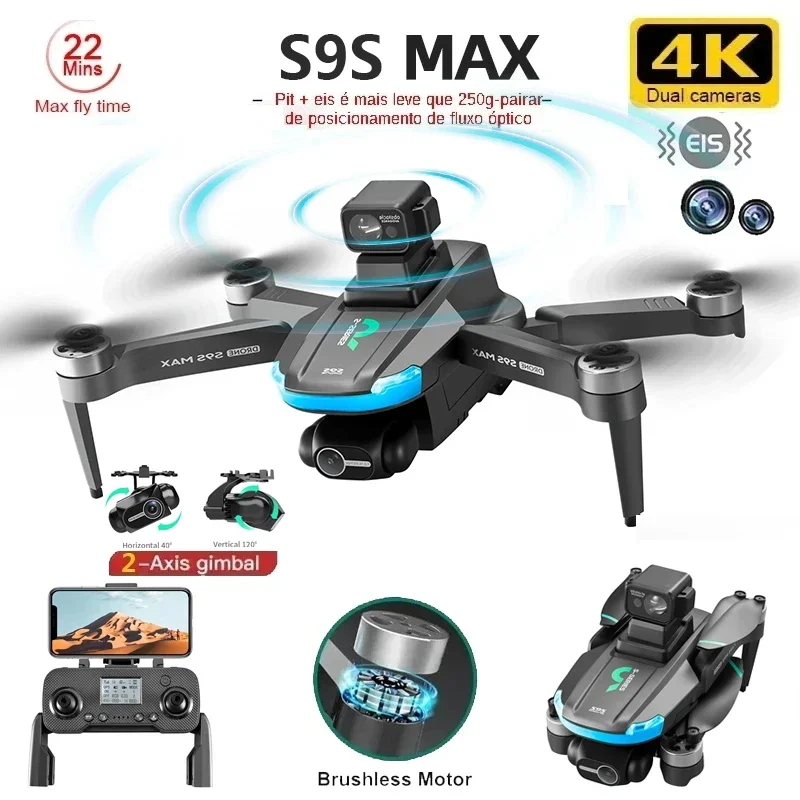 NEW S9S MAX MINI Drone 4K 2-Ax – Drone Rc Helicopter With Camera recenzja i cena