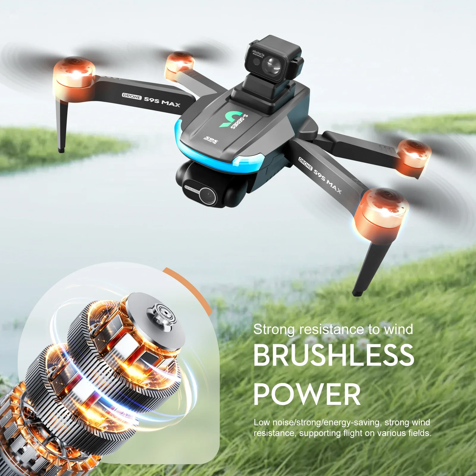 NEW S9S MAX MINI Drone 4K 2-Ax – Drone Rc Helicopter With Camera recenzja i cena