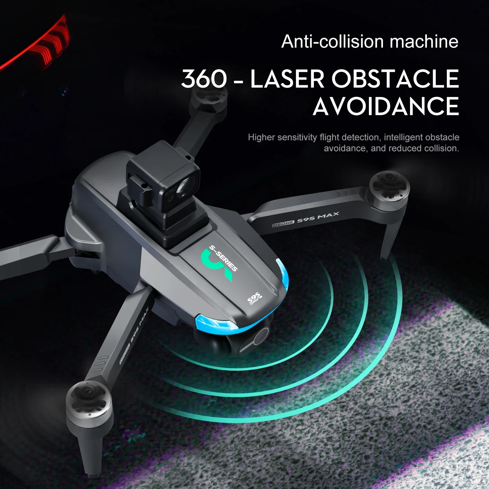 NEW S9S MAX MINI Drone 4K 2-Ax – Drone Rc Helicopter With Camera recenzja i cena
