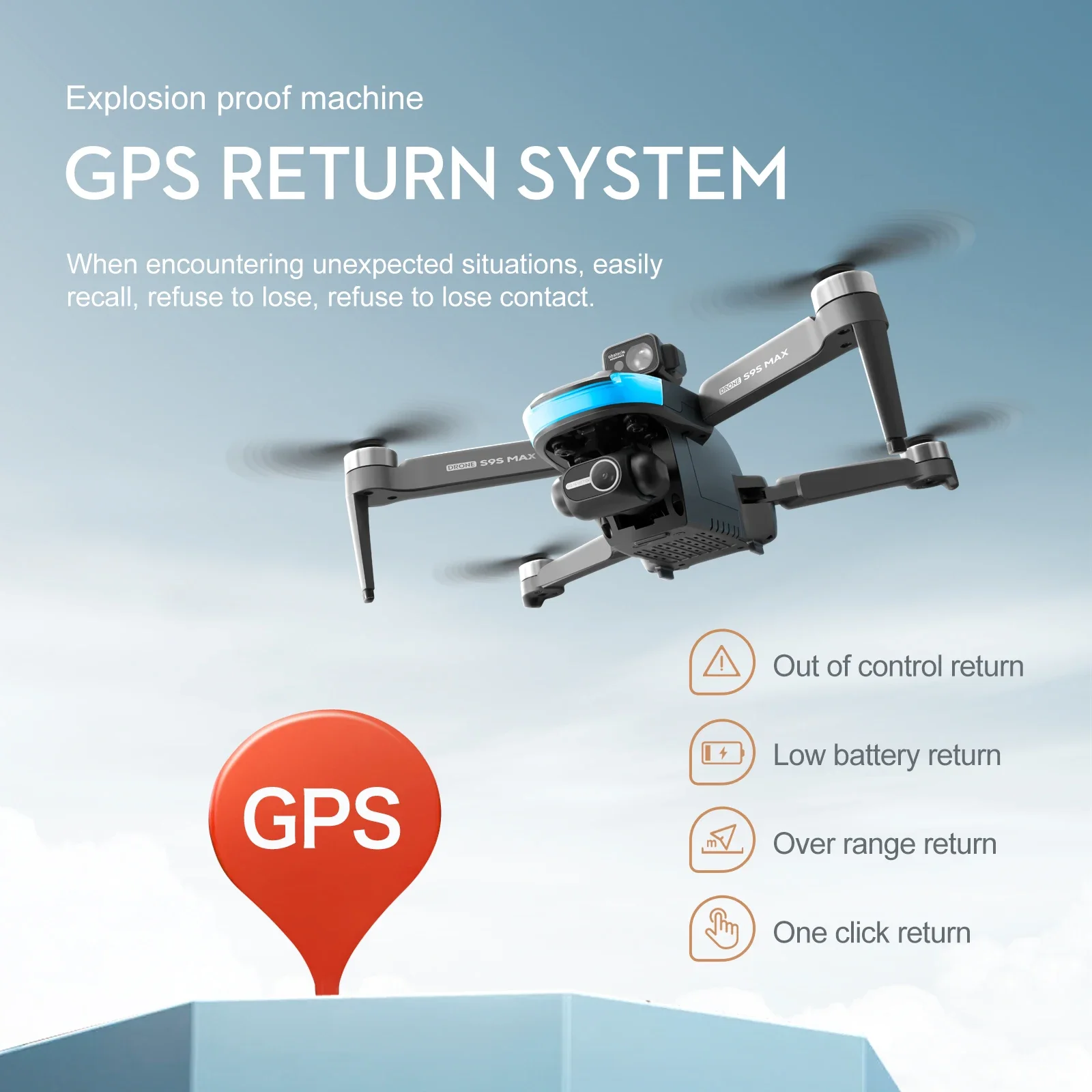 NEW S9S MAX MINI Drone 4K 2-Ax – Drone Rc Helicopter With Camera recenzja i cena