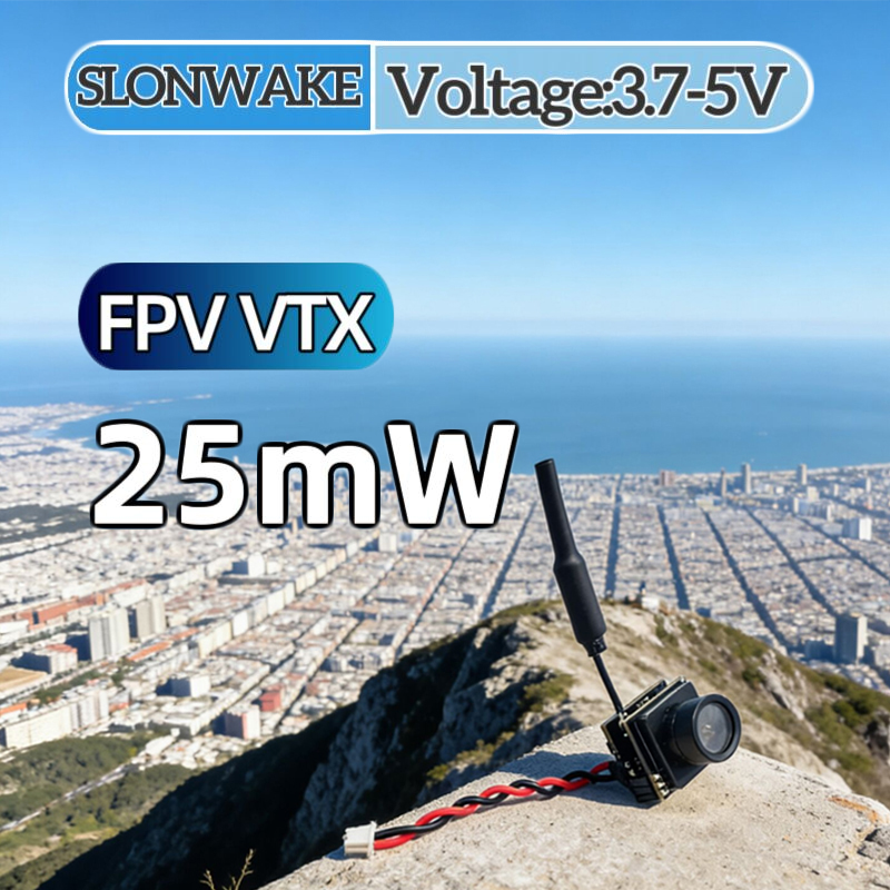 SLONWAKE FPV 25mW power simula – Drone Rc Mini recenzja i cena