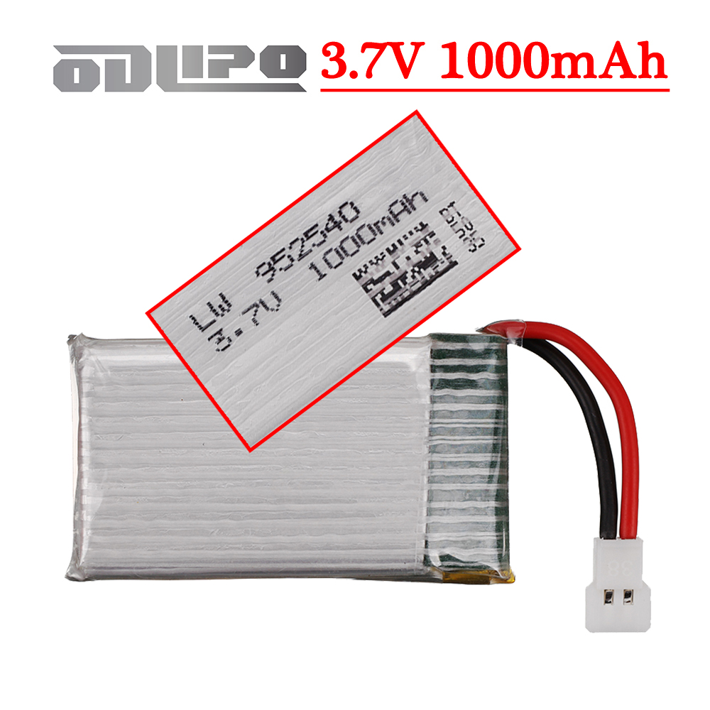 3.7V 1000mAh 25C Lipo Battery  – Drone Mjx Rc recenzja i cena