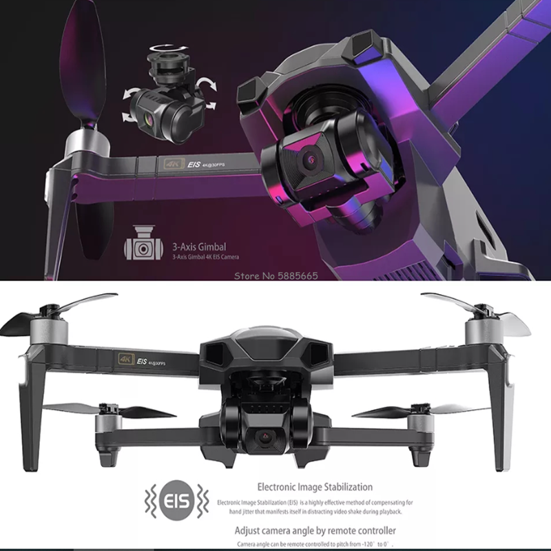 Professional 4K GPS Return FPV – Drone Smart Rc recenzja i cena