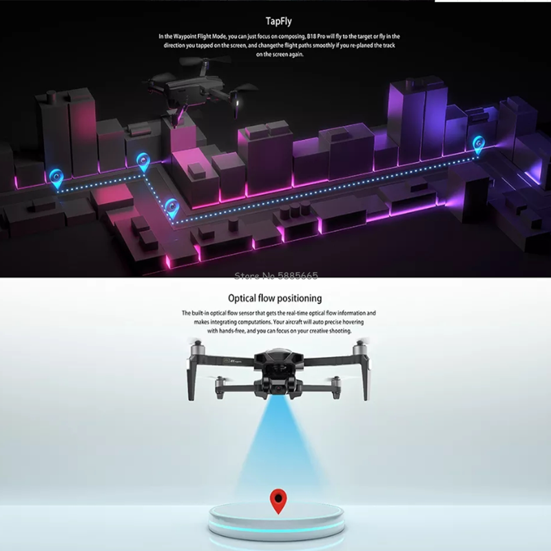 Professional 4K GPS Return FPV – Drone Smart Rc recenzja i cena