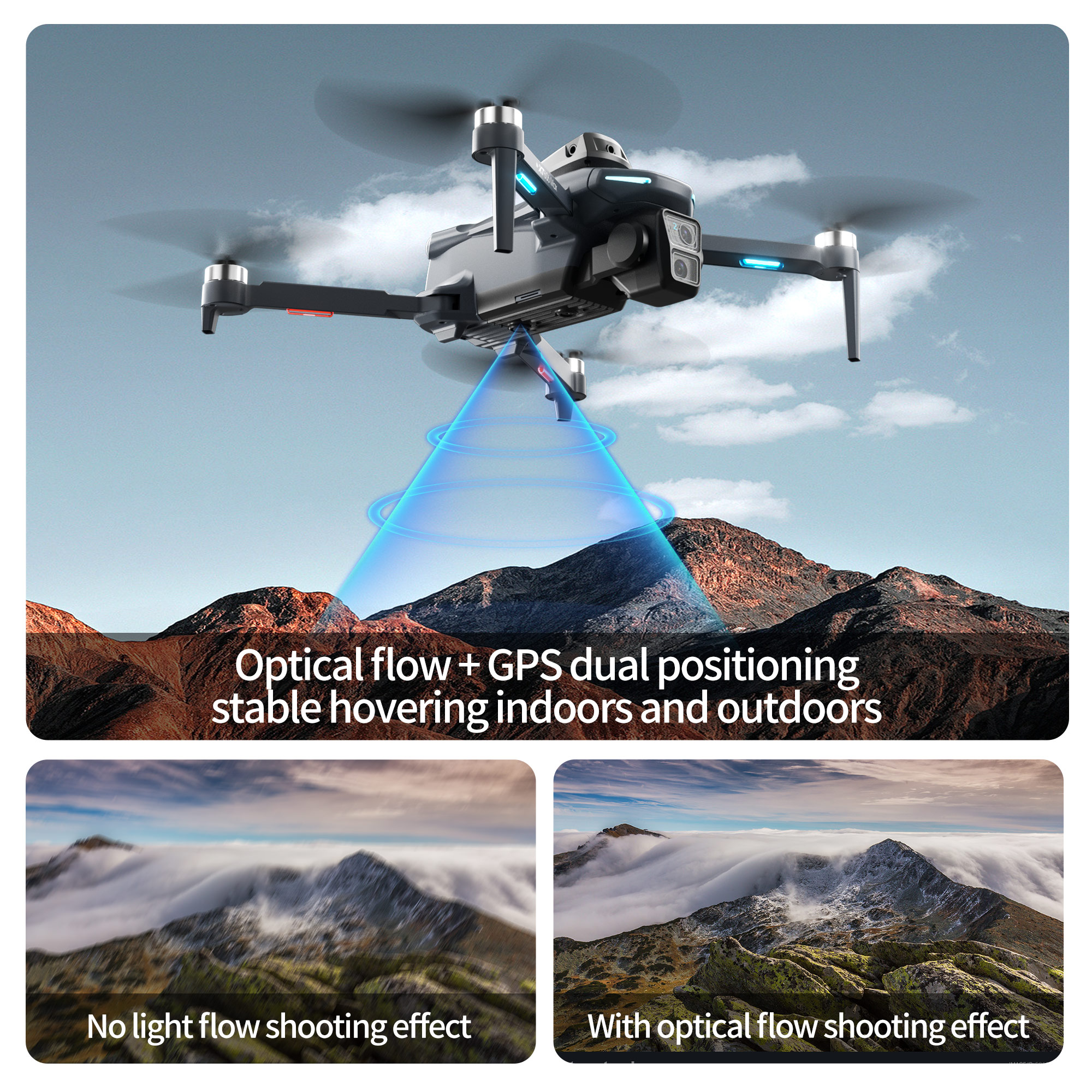 XT606 Foldable Drone 4K Dual C – Drone Top Rc recenzja i cena