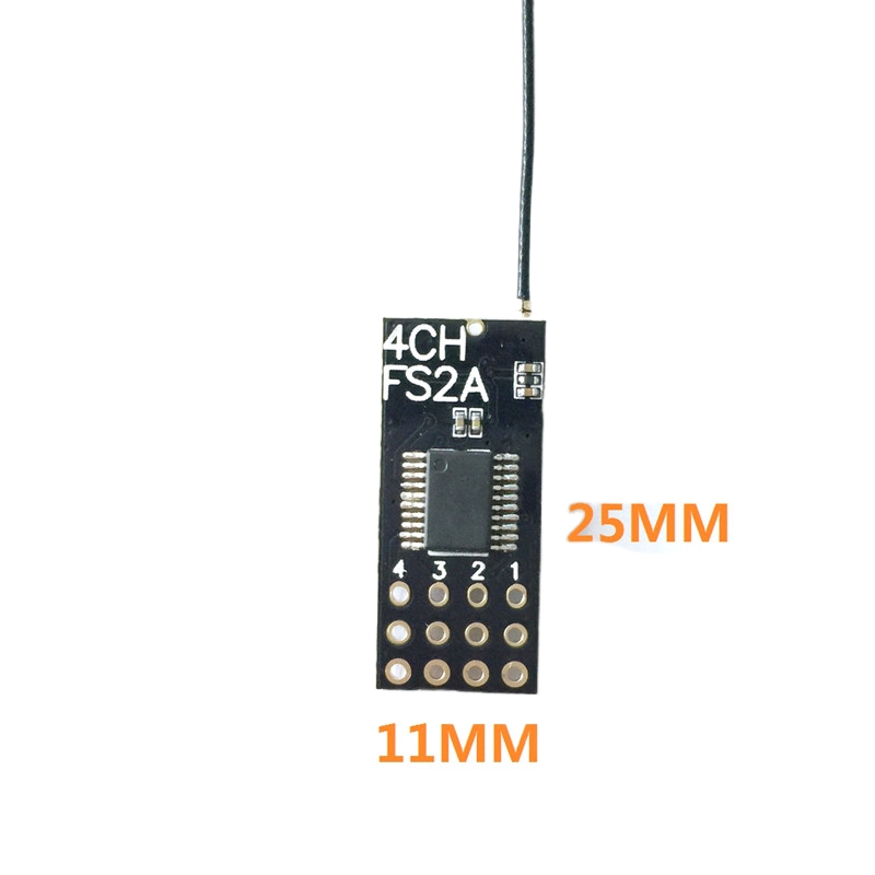 Flysky FS2A Mini Receiver 4CH  – Drone Rc Mini recenzja i cena