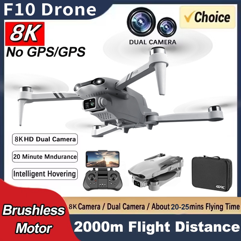 F10 RC Drone 8K Professinal Wi – Drone Top Rc recenzja i cena