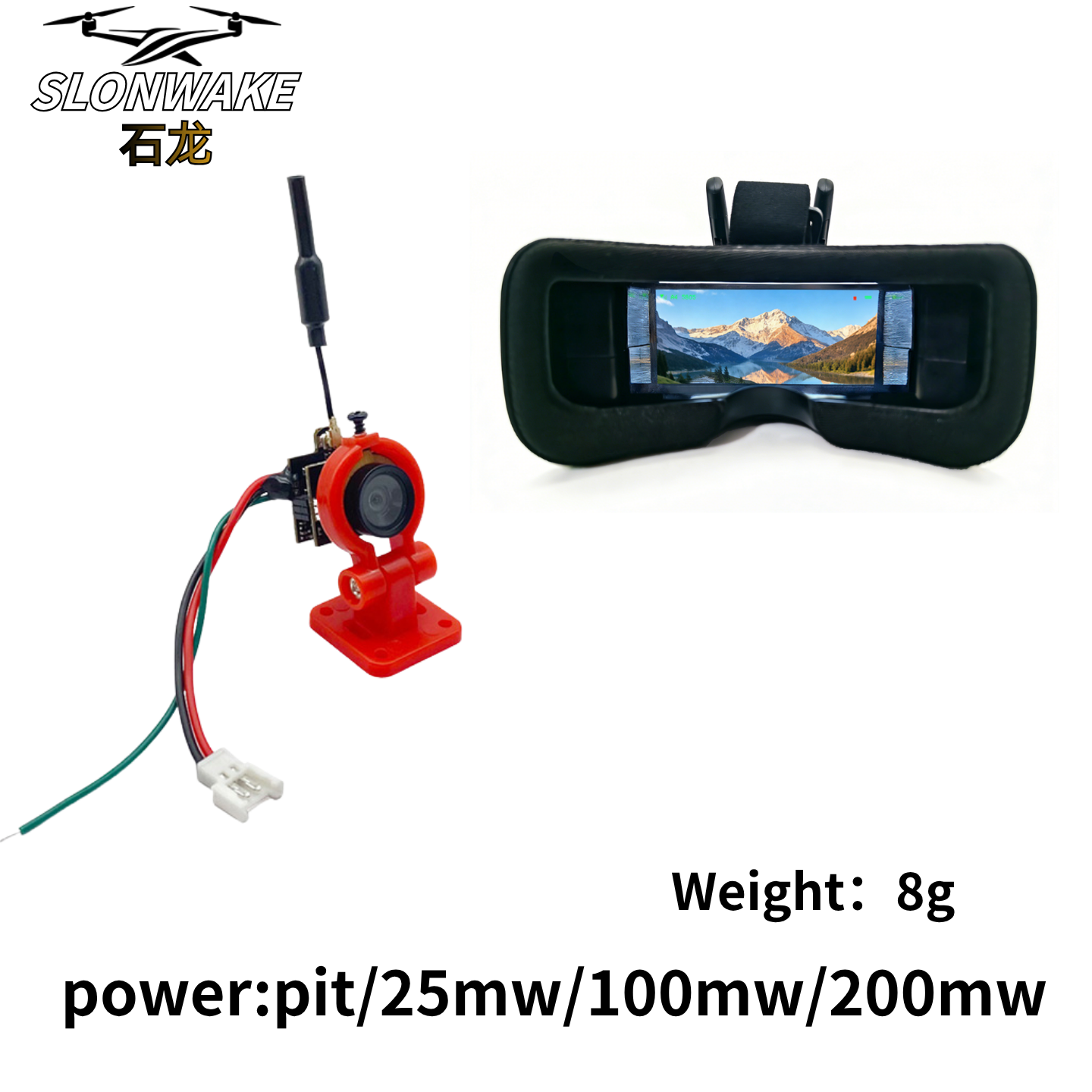 Slonwake 5.8G 48CH 200mW FPV D – Fpv Drone Camera recenzja i cena