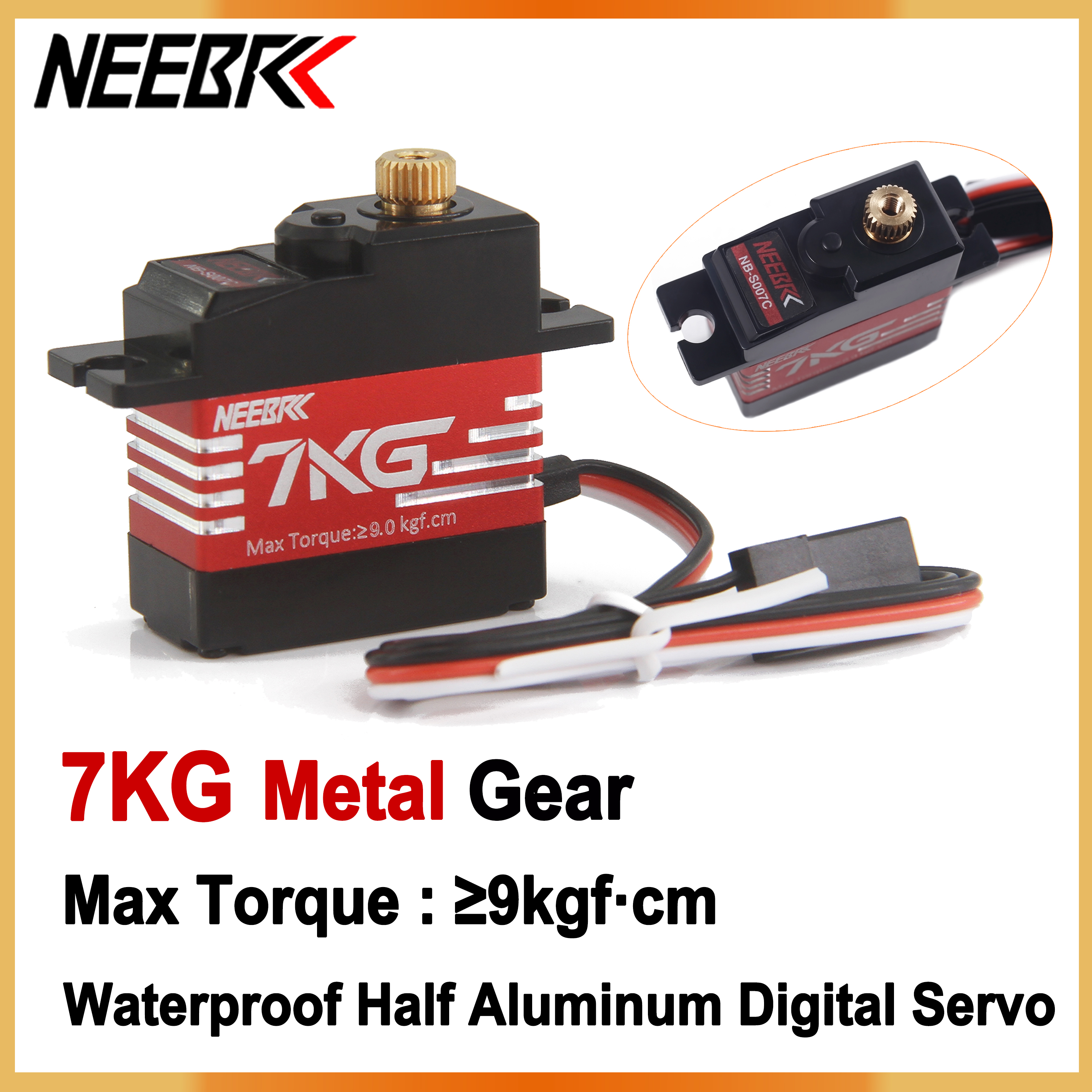 NEEBRC 7KG Waterproof Metal Ge – Drone Mjx Rc recenzja i cena