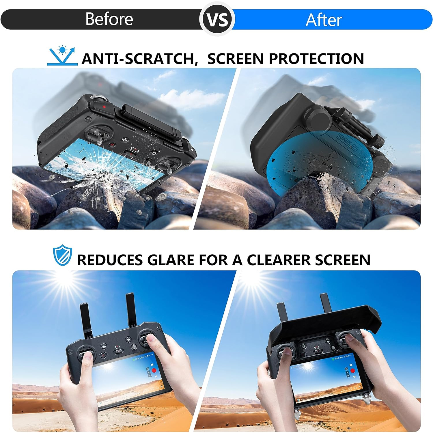 2-in-1 Sun Hood & Joystick Cov – Drone Rc Cover recenzja i cena