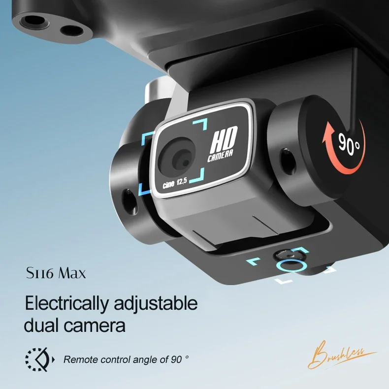 S116 MAX Drone 4K ESC HD Camer – Drone Rc S116 recenzja i cena