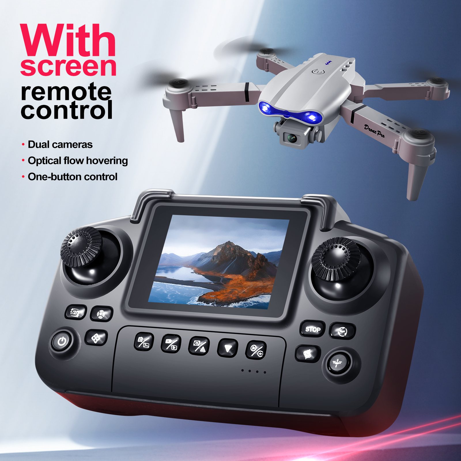 2025 New E88 E99 Upgraded Dron – Drone Rc Helicopter With Camera recenzja i cena