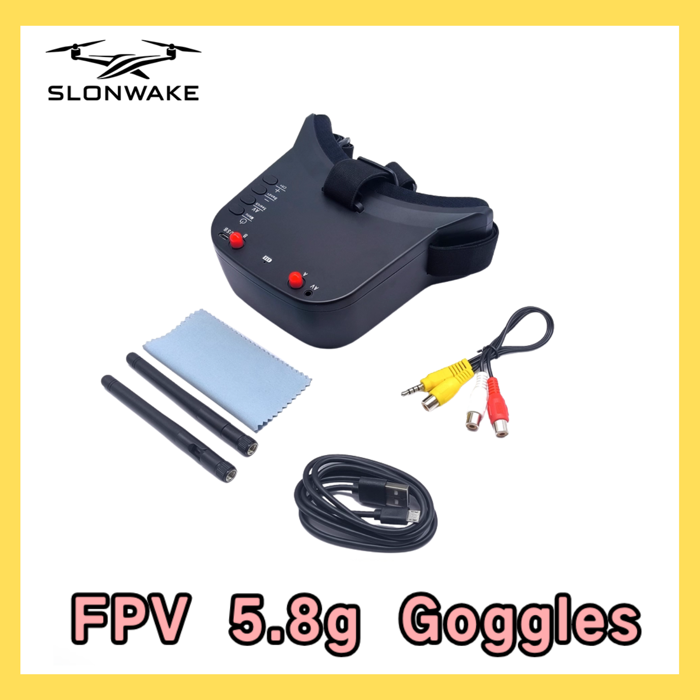 SLONWAKE 5.8G 48CH FPV 400mw V – Fpv Drone Camera recenzja i cena