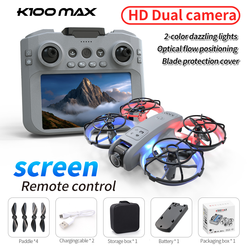 Hot sell K100 Max Mini RC Dron – Drone Top Rc recenzja i cena