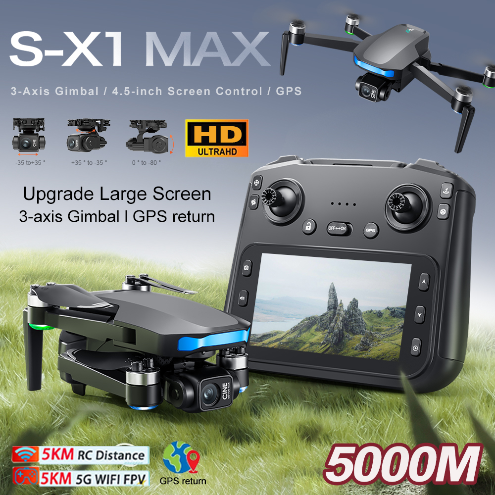 New S-X1 MAX Drone GPS 8K Prof – Drone Rc Holder recenzja i cena