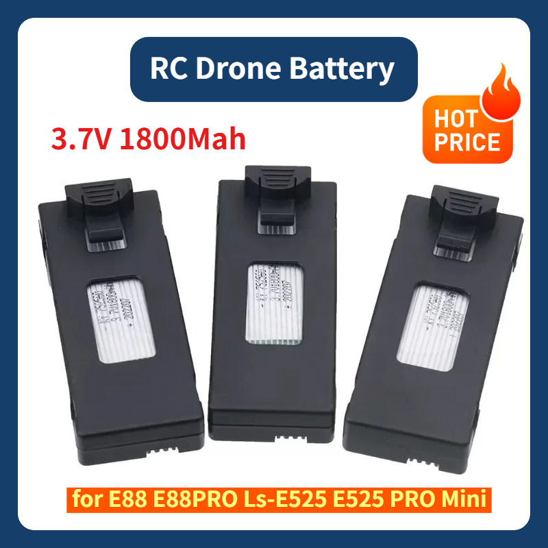 3.7V 1800mah RC Drone Battery  – Drone Rc E88 Pro recenzja i cena