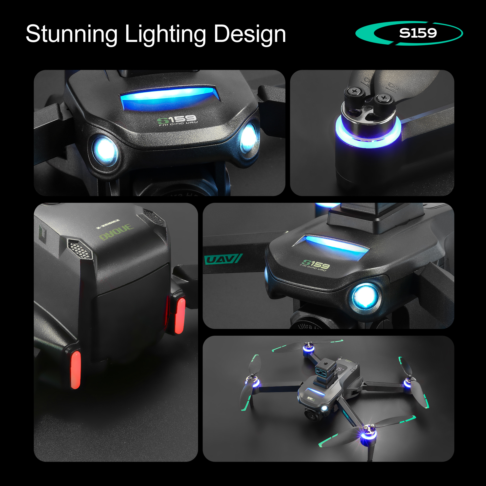 S159 GPS Drone 4K Profesional  – Drone Rc Helicopter With Camera recenzja i cena