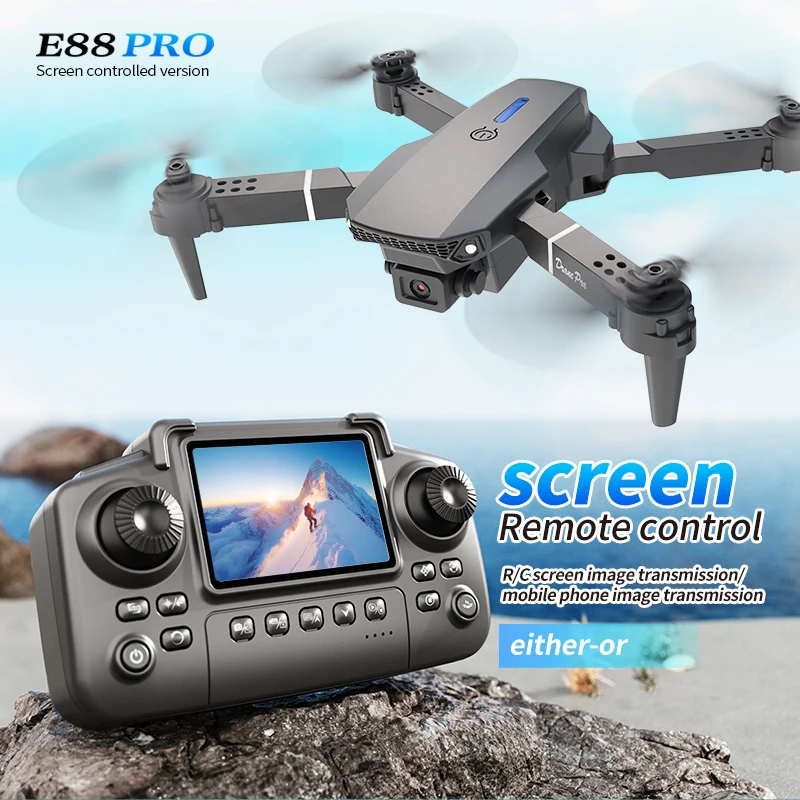 E88 PRO Drone with screen 4K H – Drone Rc E88 Pro recenzja i cena